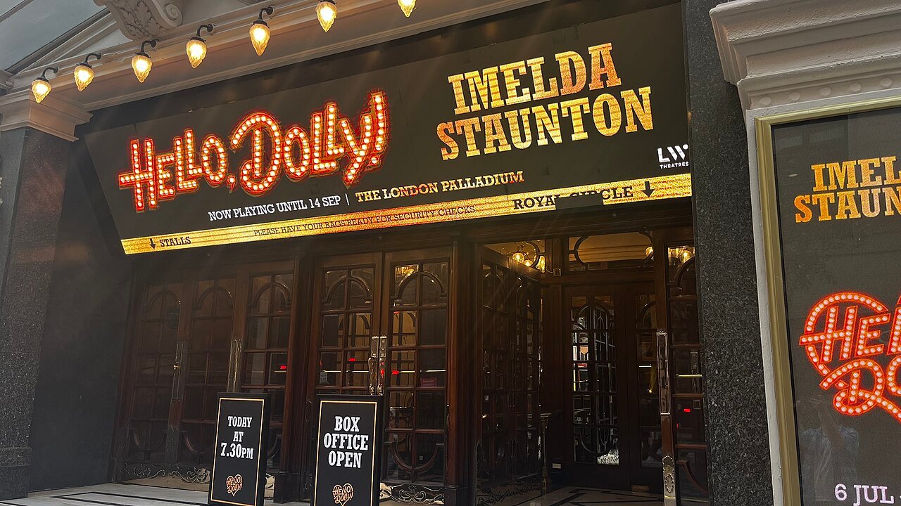 The London Palladium on Argyll Street, London